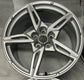 2020-2026 Chevrolet Corvette C8 Factory Silver Wheels Rims Set of 4 OEM | 23404163 23404154 14007A 14008A