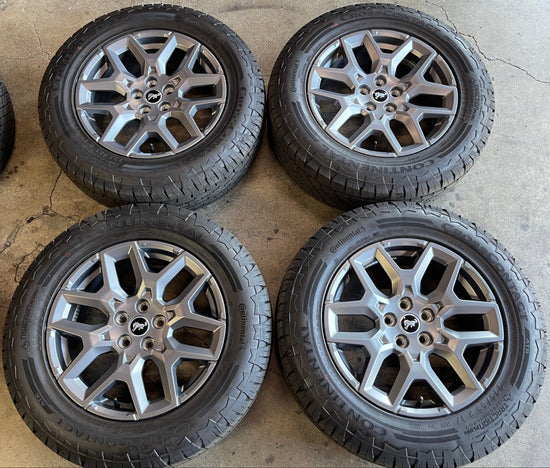 Sold 2025 Ford Bronco Sport Maverick Factory 17 Wheels Tires OEM Rims Continental AT 225/65/17