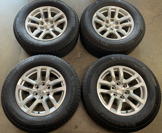 Sold 2024 Chevy Silverado Tahoe Factory 18 Wheels Tires 5912 Rims OEM 1500 Michelin