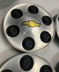 Set of 4 Chevy Silverado Tahoe 1500 center caps GM Part Number 9596341