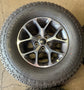 Set of 5 Take Off 2024 2025 Jeep Wrangler Gladiator 17 wheels Tires 285/70/17 Advanta ATX