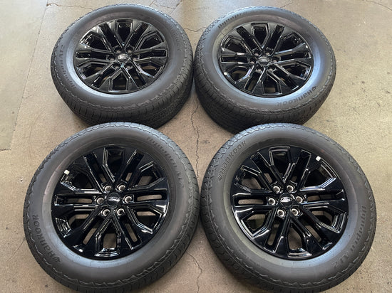 Sold 2025 Ford F150 Lariat Limited Factory 20 Wheels Tires OEM Rims RL3J1007BA Black