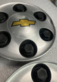 Set of 4 Chevy Silverado Tahoe 1500 center caps GM Part Number 9596341
