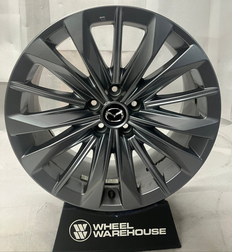 2024-2026 Mazda CX-90 CX-70 OEM 19" Hyper Silver Wheel Rim Gently Used
