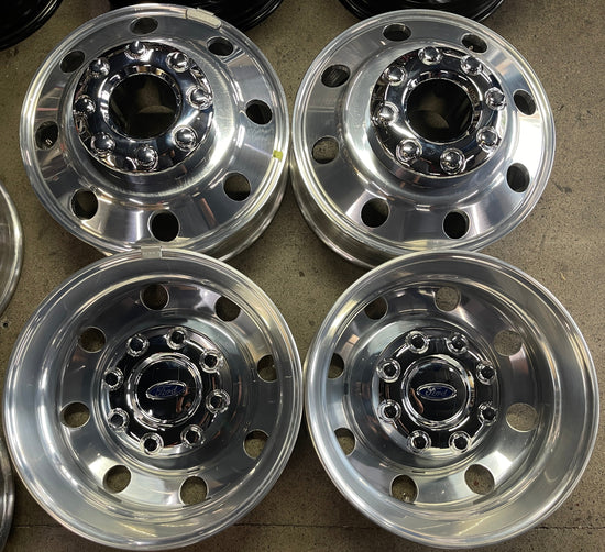Sold Four 2025 Ford F450 F550 Dually Factory Forged 19.5 Wheels OEM Rims