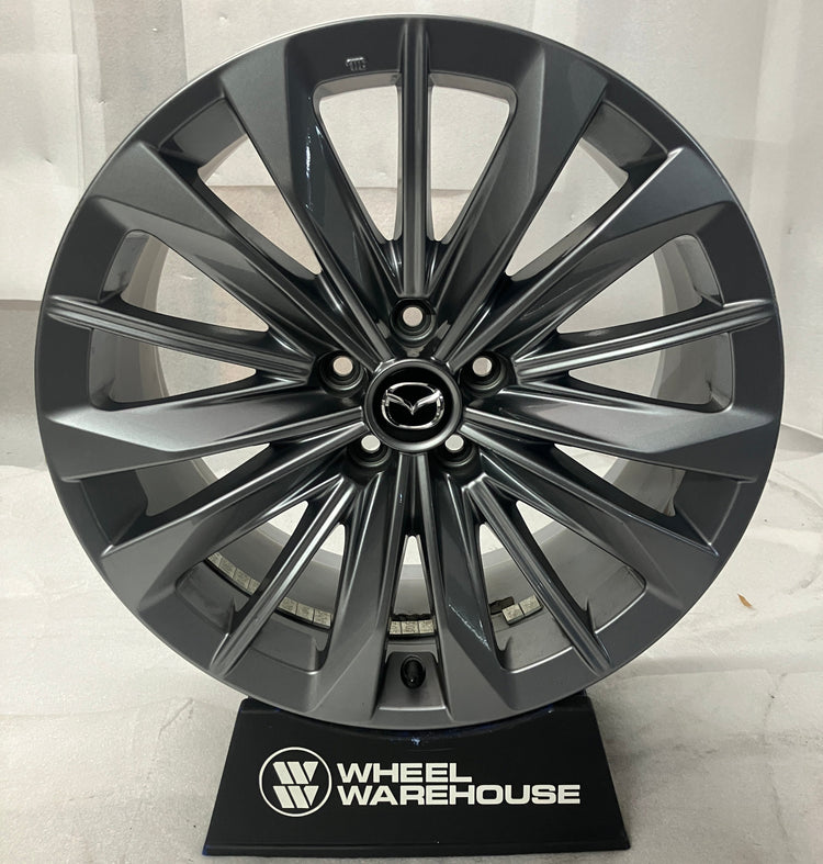 2024-2026 Mazda CX-90 CX-70 OEM 19" Hyper Silver Wheel Rim Gently Used
