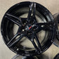 Four 2025 Chevy Corvette C8 factory 19 20 WHEELS OEM 23404163 23404154 Gloss Black