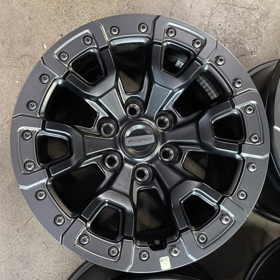 Five 2025 Ford Bronco Raptor R Factory 17 Wheels OEM Rims Bead Lock 6x135 F150