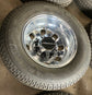 Six 2025 GMC Sierra 3500 HD Denali Dually Factory 18 Wheels Tires Rims OEM 8x210