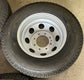 Six 2025 GMC Sierra 3500 HD Denali Dually Factory 18 Wheels Tires Rims OEM 8x210