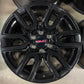 4 2025 GMC Sierra Yukon AT4 Factory 20 Wheels 5914 OEM Rim Silverado Tahoe Black