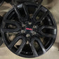 4 2025 GMC Sierra Yukon AT4 Factory 20 Wheels 5914 OEM Rim Silverado Tahoe Black