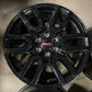 4 2025 GMC Sierra Yukon AT4 Factory 20 Wheels 5914 OEM Rim Silverado Tahoe Black
