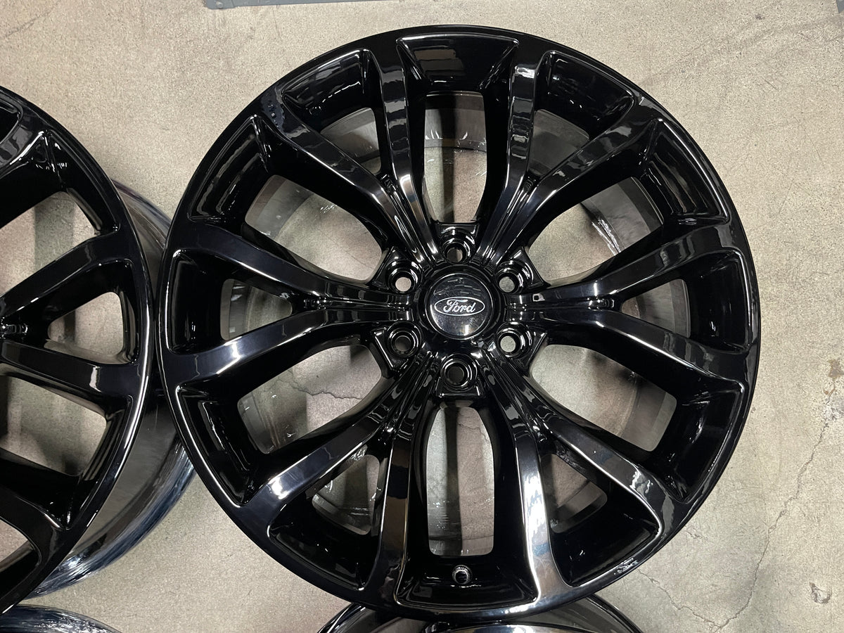 Stock Expedition Rims 2005 Ford Expedition OEM Wheels Rims 22x9.5 6x135 +44 Gloss Black ...