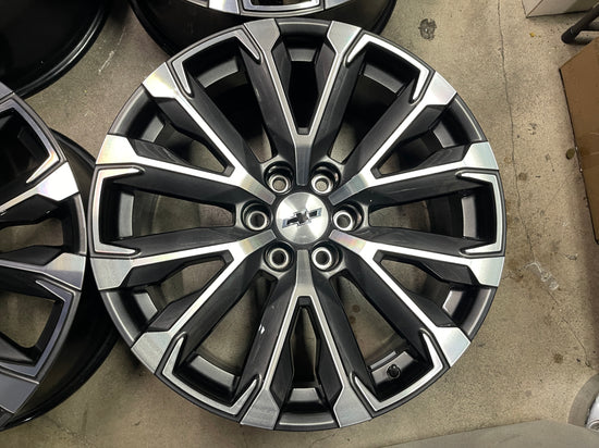 Four 2025 Chevy Suburban Tahoe Silverado Factory 22 Wheels OEM RIMS 84258723