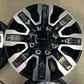 Four 2025 GMC Sierra Denali Ultimate HD2500 Factory 20" Wheels OEM 84830459 Chrome Inserts