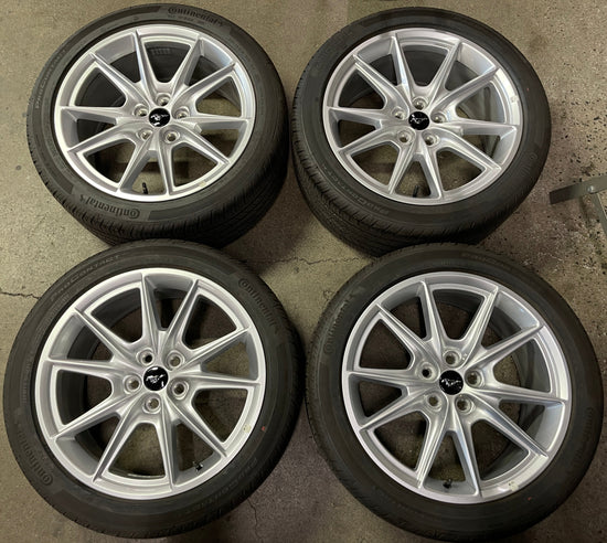 2025 Ford Mustang GT Factory 19 Wheels Tires Rims Silver OEM PR3C1007CA 255/40/19