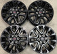 FOUR 2023 TOYOTA TUNDRA TRD FACTORY 20 WHEELS OEM RIMS FORGED BLACK