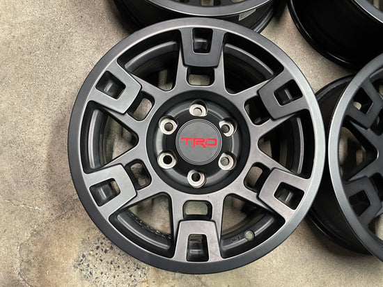 Four 2023 Toyota Tacoma TRD PRO Factory 17 Wheels OEM Rims 4Runner Black 2006-2023