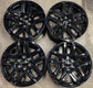 Four 2025 Chevy Silverado LTZ Factory 20 Wheels OEM 5913 Rims Tahoe Black 23377017