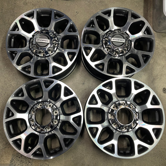 Four 2022 Ford F250 F350 Factory 20 Wheels OEM 10292 10293 Rims Short Caps