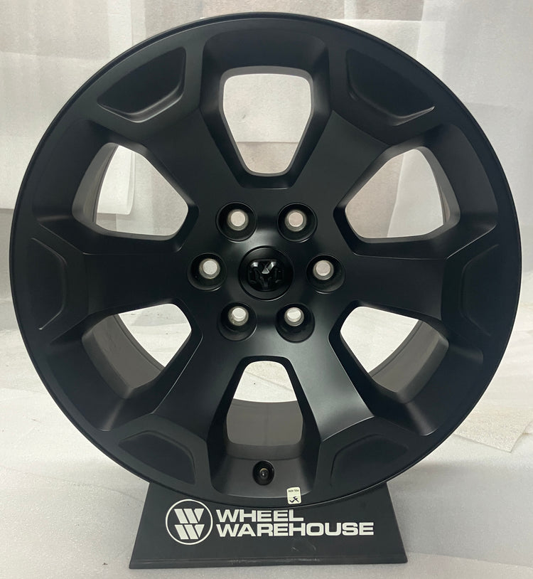 2025-2026 RAM 1500 OEM 20" Satin Black Clad Wheel Rim Single | 5YD56TRMAA 2462

