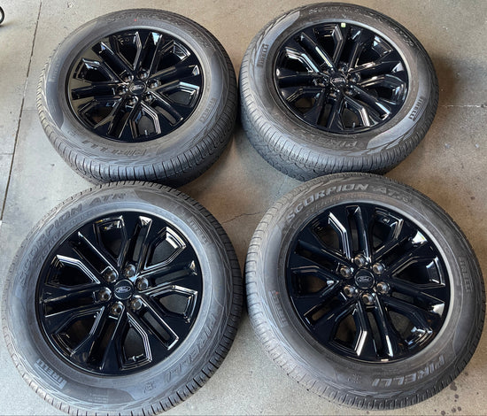Sold 2025 Ford F150 Lariat Limited Factory 20 Wheels Tires OEM Rims RL3J1007BA Black
