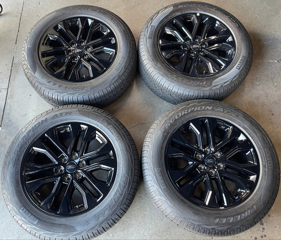 2025 Ford F150 Lariat Limited Factory 20 Wheels Tires OEM Rims RL3J1007BA Black