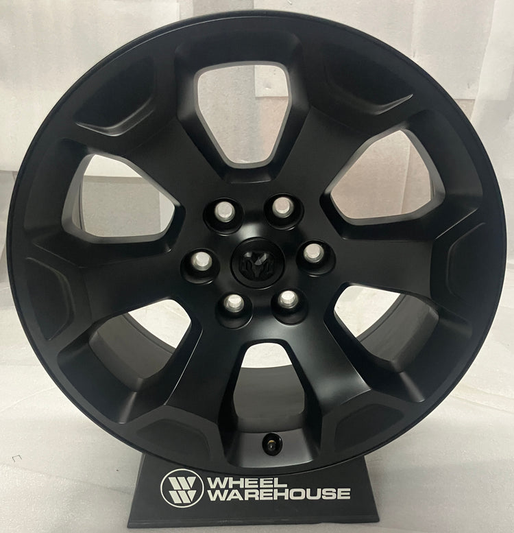 2025-2026 RAM 1500 OEM 20" Satin Black Clad Wheel Rim Single | 5YD56TRMAA 2462
