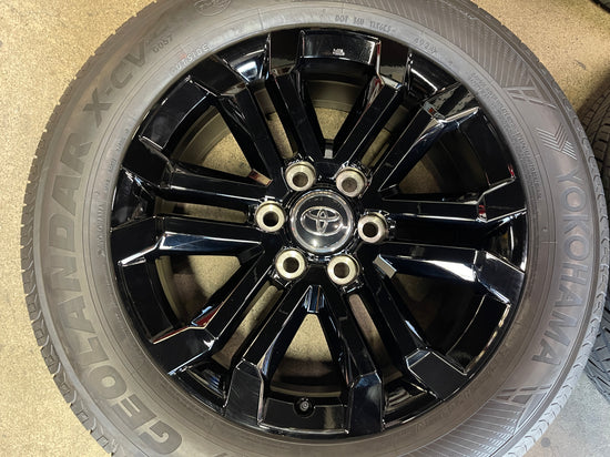 2025 Toyota 4Runner Limited Factory 20 Wheels Tires OEM Rims Tacoma 265/55/20 Black