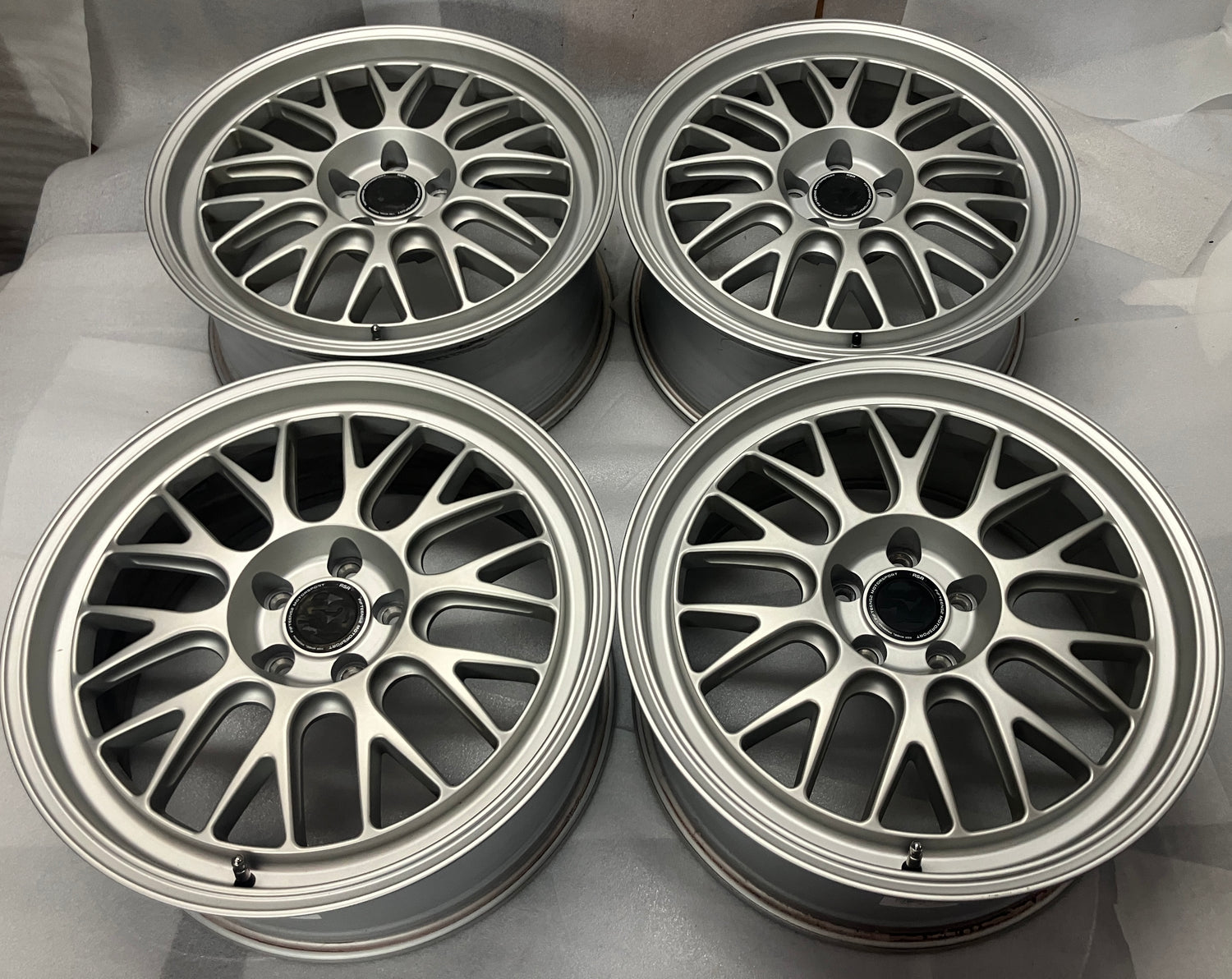Fifteen 52 Holeshot RSR 19x8.5 Silver Wheels Rims 5x112 +42 VW Jetta Golf Passat | RSHRS-98551+42
