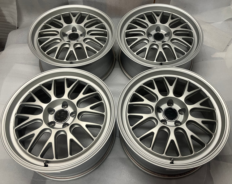 Fifteen 52 Holeshot RSR 19x8.5 Silver Wheels Rims 5x112 +42 VW Jetta Golf Passat | RSHRS-98551+42
