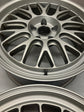Sold Fifteen 52 Holeshot RSR 19x8.5 Silver Wheels Rims 5x112 +42 VW Jetta Golf Passat | RSHRS-98551+42