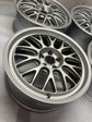 Sold Fifteen 52 Holeshot RSR 19x8.5 Silver Wheels Rims 5x112 +42 VW Jetta Golf Passat | RSHRS-98551+42