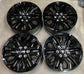 Four 2025 Ford F150 Lariat Limited Factory 20 Wheels OEM Rims RL341007BA Gloss Black