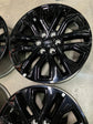 Four 2025 Ford F150 Lariat Limited Factory 20 Wheels OEM Rims RL341007BA Gloss Black
