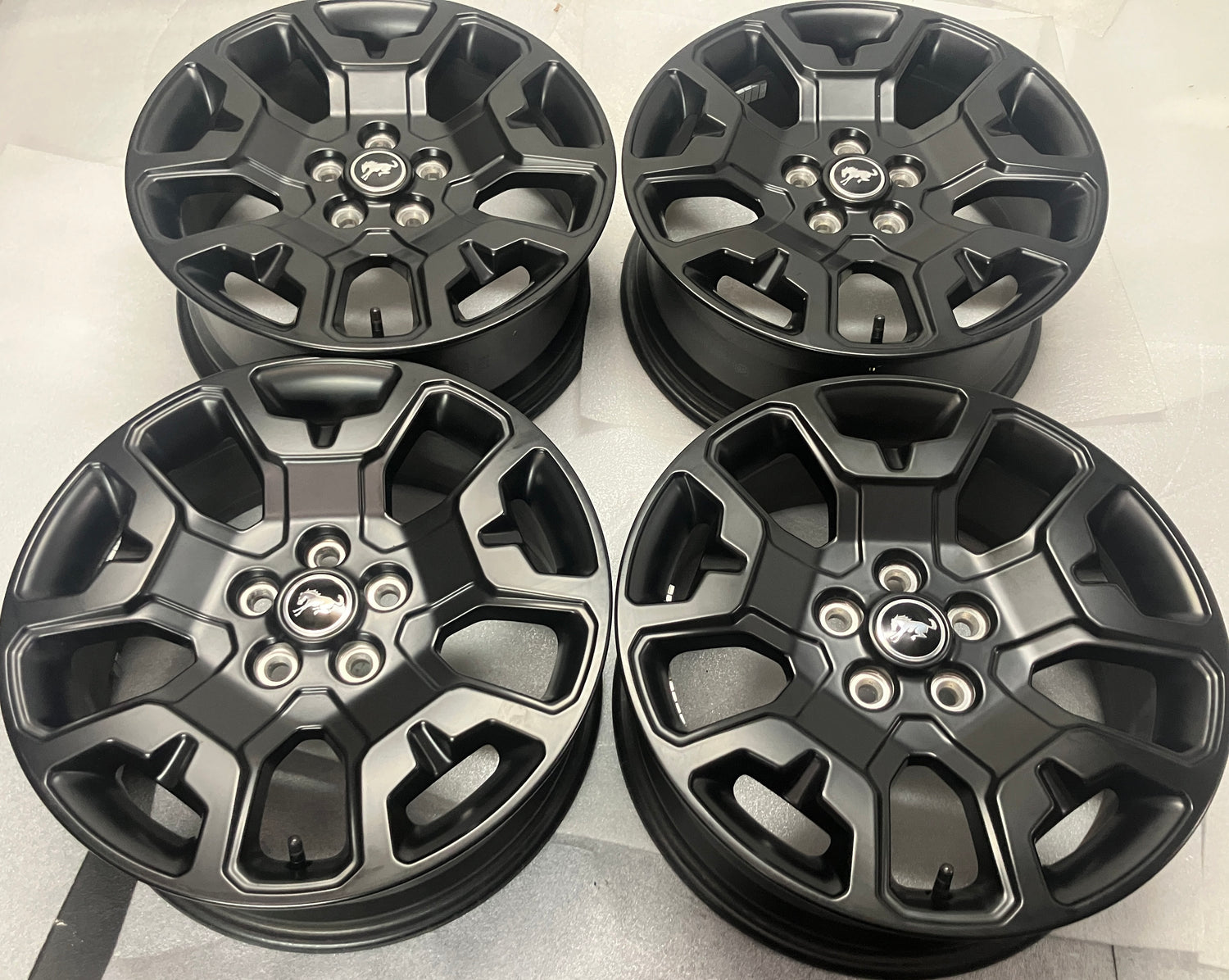 2026 Ford Bronco Sport 17 Inch OEM Semi Gloss Black Wheel Rim Set of 4 Take Off
