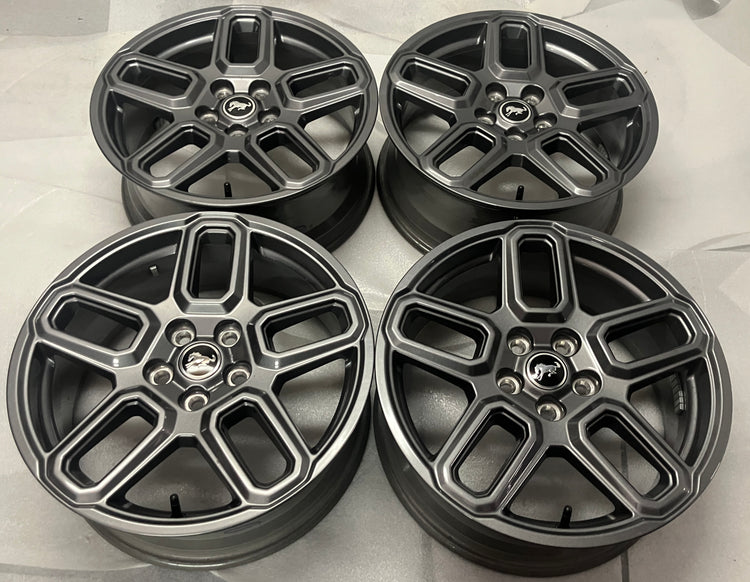 2021-2026 Ford Bronco Sport Maverick 17 Inch OEM Dark Gray Wheel Set of 4 Take Off
