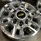 Four 2020-2025 Chevy Silverado HD2500 Factory 17 Wheels OEM Rims 23377040