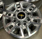 Four 2020-2025 Chevy Silverado HD2500 Factory 17 Wheels OEM Rims 23377040