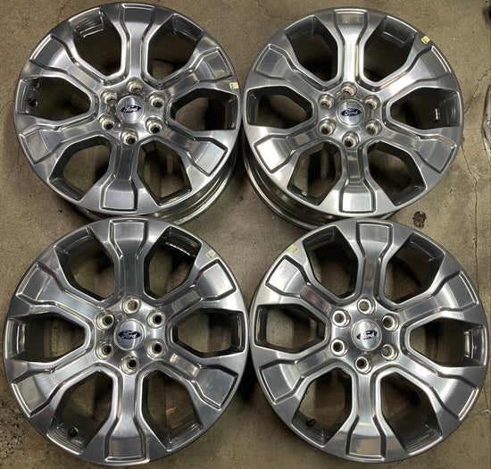 Sold Four 2023 Ford F150 Platinum Factory 20 Wheels OEM Rims 10348 Polished ML341007LA