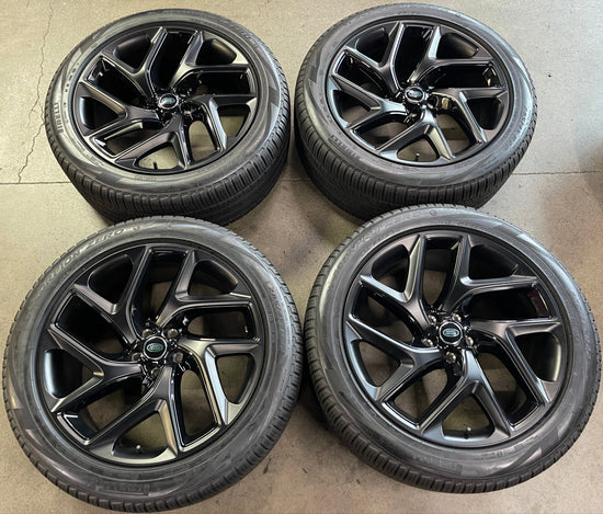 2024 Range Rover Autobiography Sport HSE Factory 22 Wheels Tires Rims OEM Black 5X120