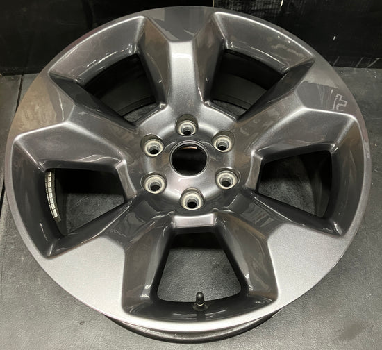 Single 2024 RAM 1500 20 Wheel Charcoal OEM 2675 Rim Built To Serve WR2 6FF70TRMAA