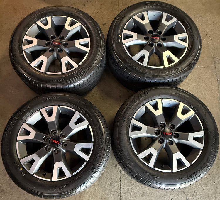 2024 2025 2026 Toyota 4Runner TRD Sport OEM 20 Machined Face Wheel Rim Tire Set of 4
