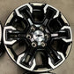 Sold Four 2022-2025 Silverado ZR2 18" Wheels OEM Rims 84775277 Black