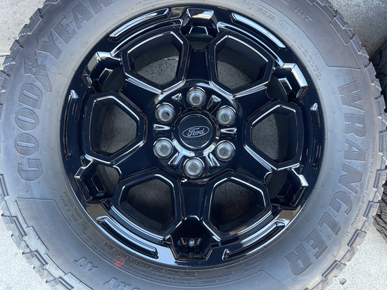 Sold 2025 Ford Ranger Factory 18 Wheels Tires OEM Rims Black N1WZ1007Y Goodyear AT 255/65/18