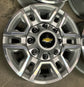 2020-2026 Chevrolet Silverado 2500HD OEM 17" Wheels Machined Silver Wheel Rim Set of 4 | 84742721 | 5948