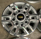 Four (4) 2020-2025 Chevy Silverado HD2500 Factory 17 Wheels OEM Rims 23377040