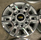 2020-2026 Chevrolet Silverado 2500HD OEM 17" Wheels Machined Silver Wheel Rim Set of 4 | 84742721 | 5948