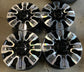 Four 2025 GMC Sierra Denali Ultimate HD2500 Factory 20" Wheels OEM 84830459 Chrome Inserts
